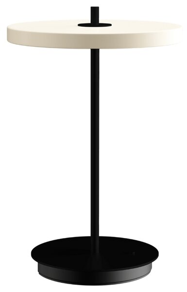 Umage Bílo-černá kovová stolní nabíjecí LED lampa Asteria