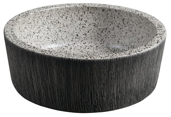 Sapho Sapho, PRIORI keramické umyvadlo na desku Ø 41 cm, granit, PI035