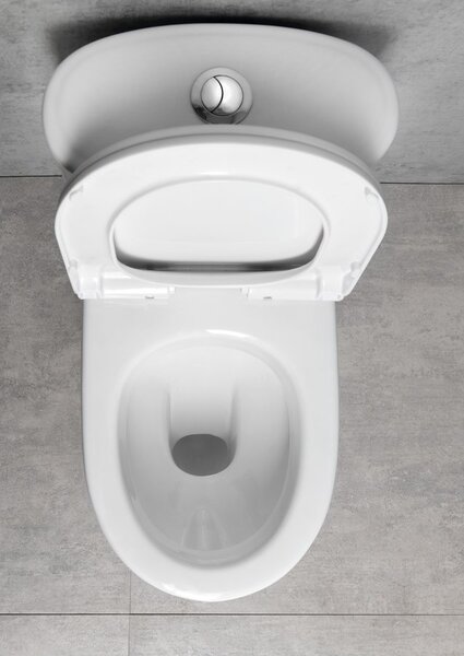 Aqualine Sapho, PETIT WC kombi dětské, zadní/spodní odpad, bílá