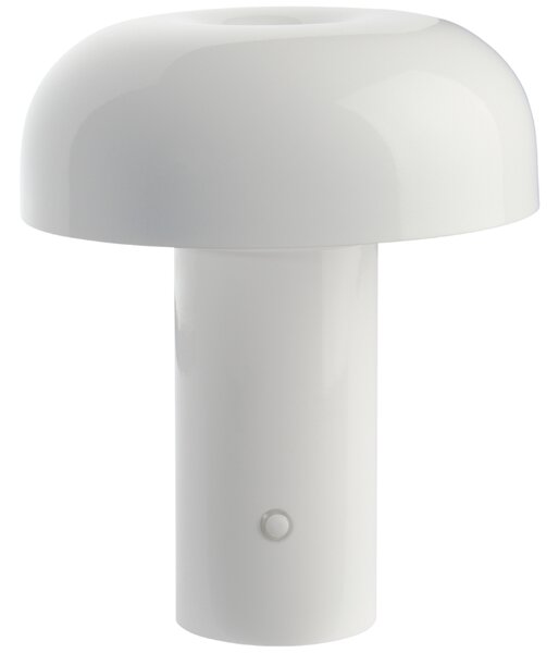 Jotex Bílá kovová nabíjecí stolní LED lampa RAGGE