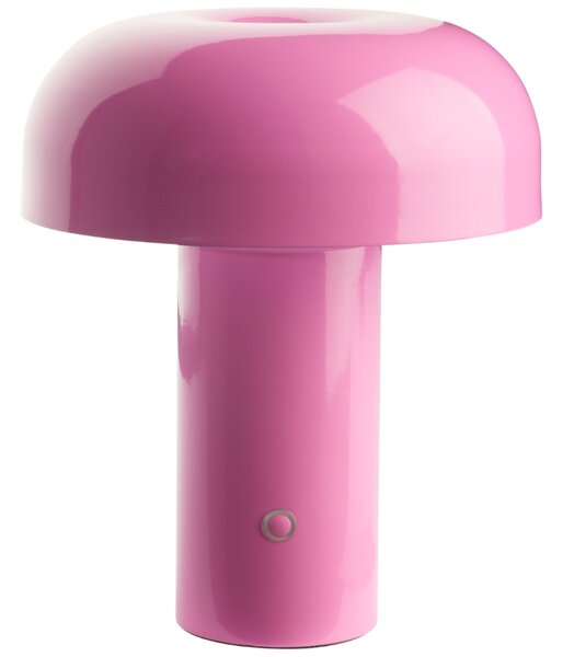 Jotex Růžová kovová nabíjecí stolní LED lampa RAGGE