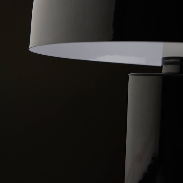 Jotex Černá kovová nabíjecí stolní LED lampa RAGGE