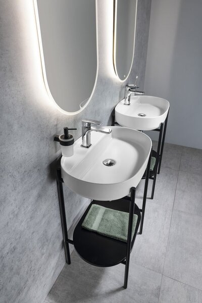 Sapho Sapho, Koupelnový set PUNO 60, černá matná, KSET-035