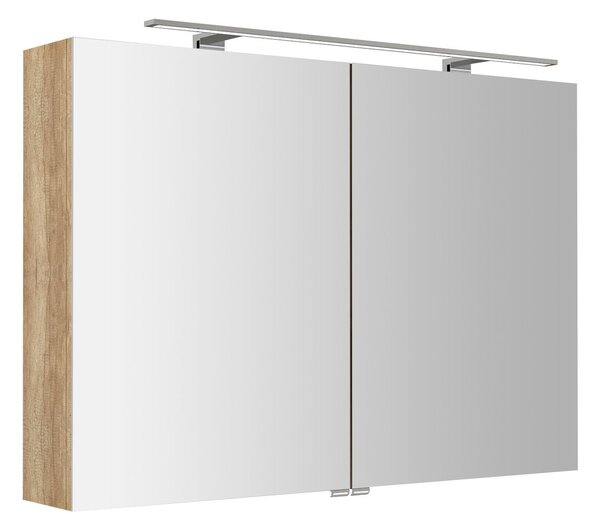 Sapho Sapho, RIWA galerka s LED osvětlením, 101x70x17cm, dub Alabama, RIW100-0022