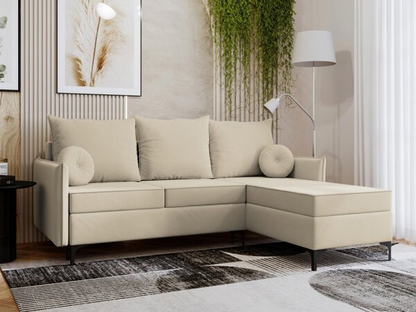 Rohová sedací souprava s funkcí spaní Camtalo L, Strana: pravá, Potahy: Manila 02 5903211234309