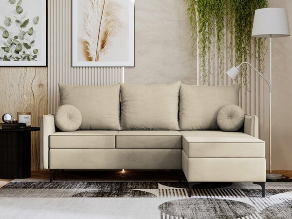 Rohová sedací souprava s funkcí spaní Camtalo L, Strana: pravá, Potahy: Manila 02 5903211234309