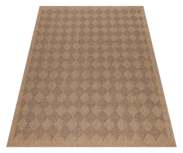 Vnitřní a venkovní koberec v tmavě přírodní barvě 120x170 cm Dhaka – Ayyildiz Carpets
