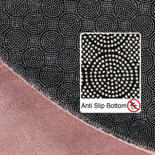 Růžový pratelný kulatý koberec ø 120 cm Sky – Ayyildiz Carpets