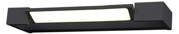 LED Koupelnové nástěnné svítidlo AZzardo Dali 30 3000K black AZ2883 9W 1050lm 3000K IP44 30cm černé