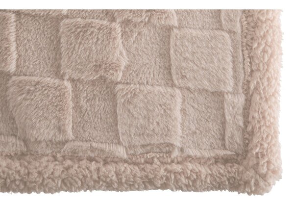 Béžová deka z mikroplyše 150x200 cm Rava – Tiseco Home Studio