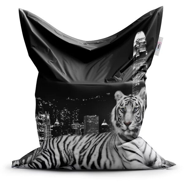 Sedací vak - Městský tygr - 150 x 100 cm - Sablio