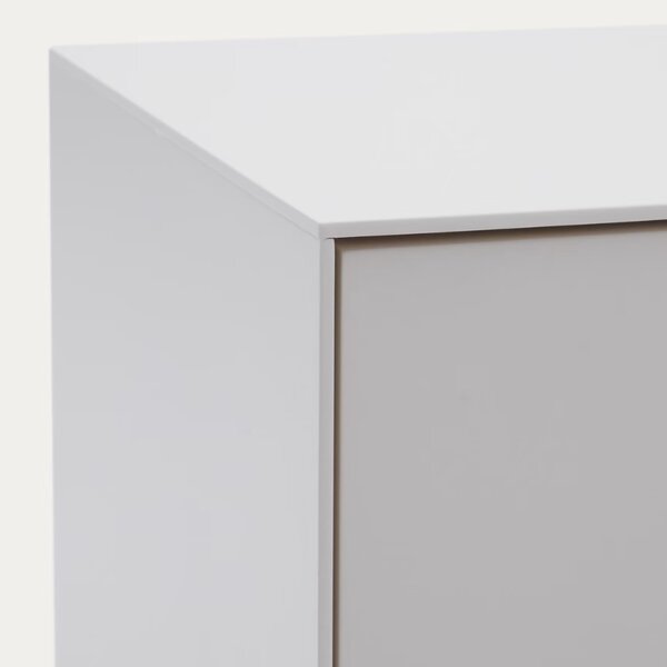 Bílý lakovaný TV stolek Kave Home Vedrana II. 195 x 40 cm