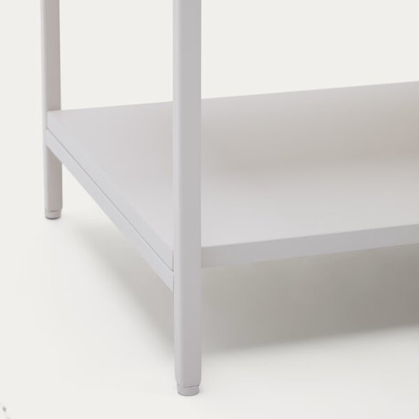 Bílá lakovaná komoda Kave Home Vedrana 195 x 40 cm
