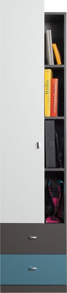 Policová skříň TLO TA5 45/195/40 výprodej Barva: grafit-bily-lux-atlantic