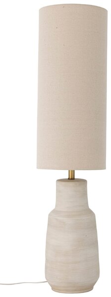 Bloomingville Bílá kameninová stojací lampa Linetta 113 cm