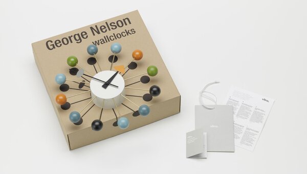 Vitra designové nástěnné hodiny Ball Clock