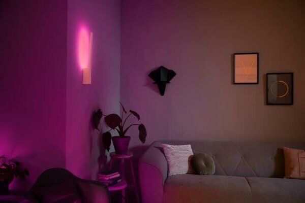 PHILIPS HUE Hue Bluetooth LED White and Color Ambiance Nástěnné svítidlo Philips Liane 8719514343443 bílé 2000K-6500K RGB