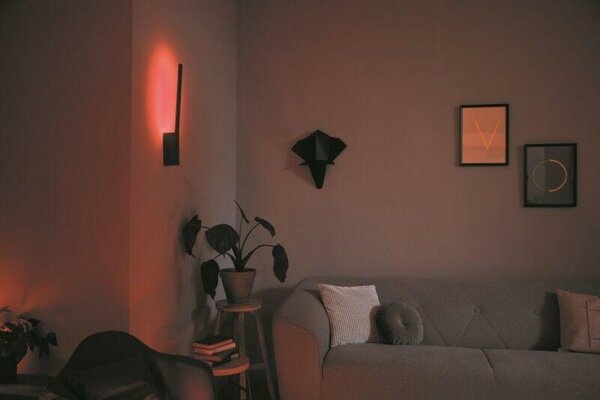 PHILIPS HUE Hue Bluetooth LED White and Color Ambiance Nástěnné svítidlo Philips Liane 8719514343429 černé 2000K-6500K RGB