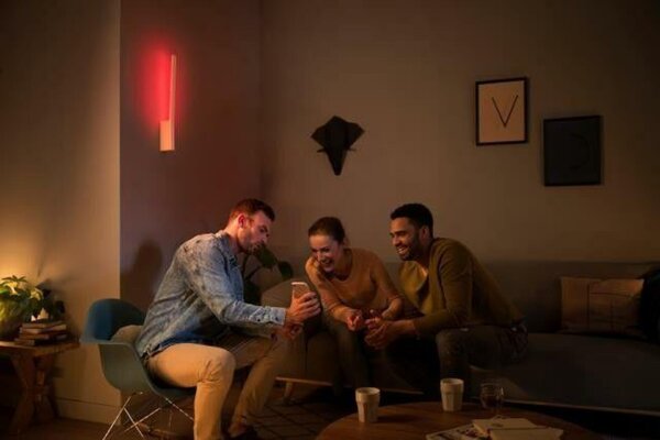 PHILIPS HUE Hue Bluetooth LED White and Color Ambiance Nástěnné svítidlo Philips Liane 8719514343443 bílé 2000K-6500K RGB