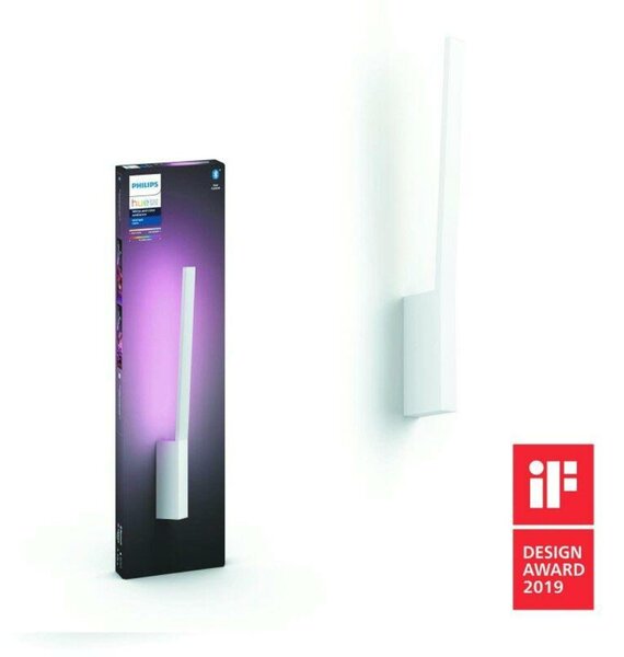 PHILIPS HUE Hue Bluetooth LED White and Color Ambiance Nástěnné svítidlo Philips Liane 8719514343443 bílé 2000K-6500K RGB