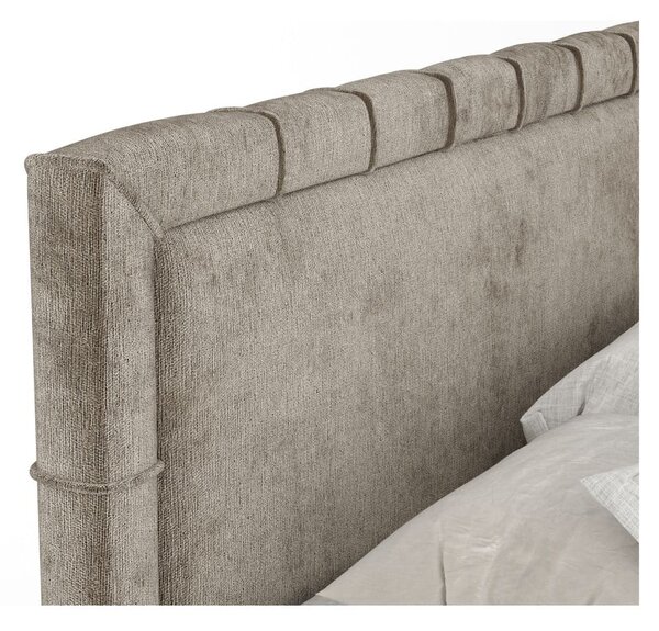 Béžová boxspring postel s úložným prostorem 180x200 cm Voyage – Maison de Rêve