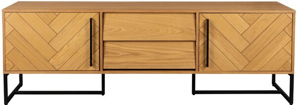 Dubový TV stolek DUTCHBONE Class 180 x 45 cm