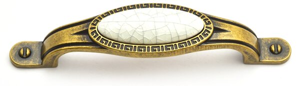 Interex OLVIA antik zlatá popraskaný porcelán 96 mm