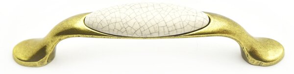 Gamet GRETA staromosaz/ porcelán popraskaný 96 mm