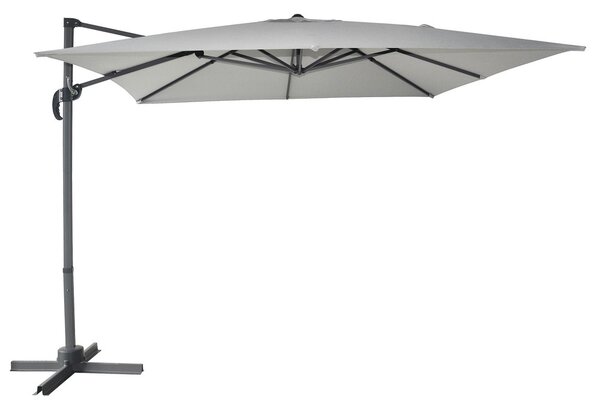 Slunečník Cantielver 270x270cm - šedý