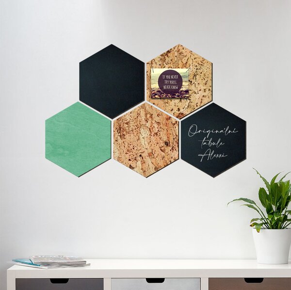 Tabulka na křídu HEXAGON