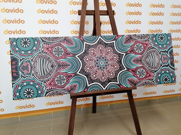 Obraz indická Mandala s květinovým vzorem