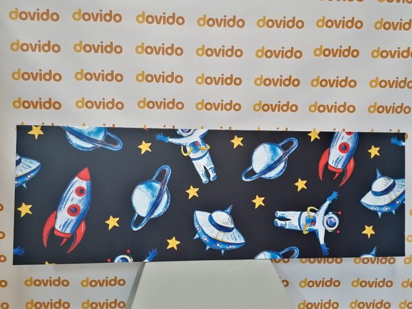 Obraz odvážný astronaut