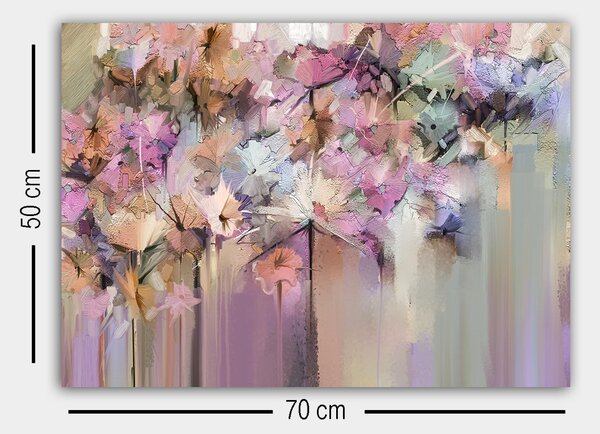 ASIR Nástěnný obraz FLOWERS plátno 50 x 70 cm