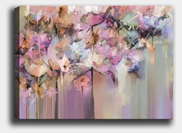 ASIR Nástěnný obraz FLOWERS plátno 50 x 70 cm