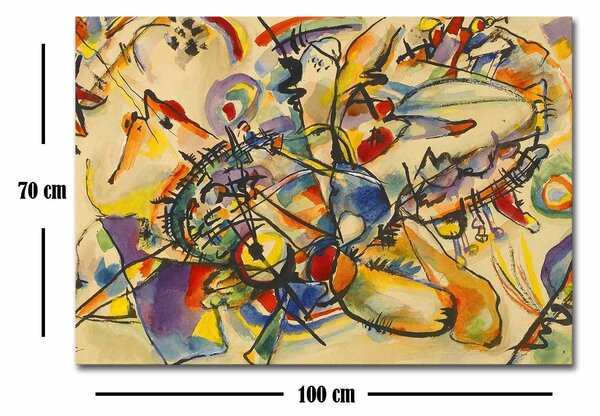 ASIR Nástěnný obraz KADINSKIJ 2 100 x 70 cm