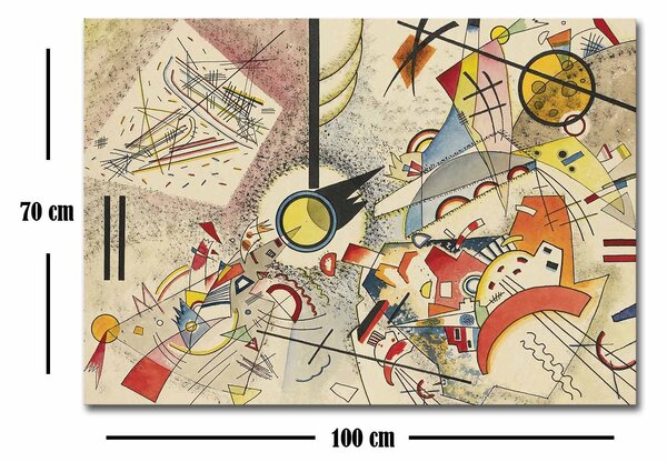 ASIR Nástěnný obraz KADINSKIJ 4 100 x 70 cm