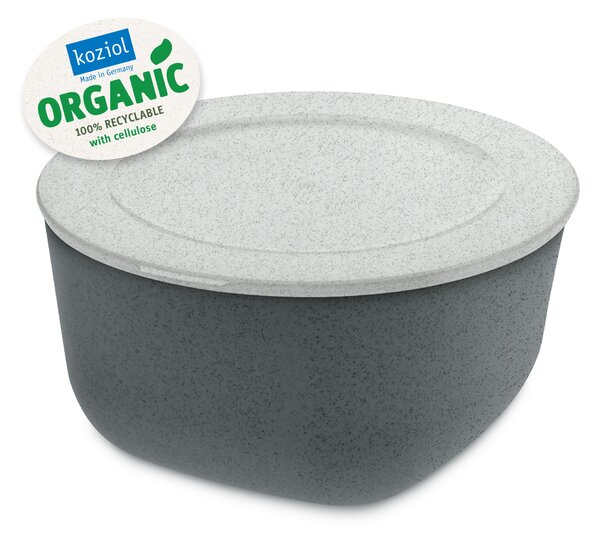 Koziol miska s víkem CONNECT L - ORGANIC šedá, 2 l