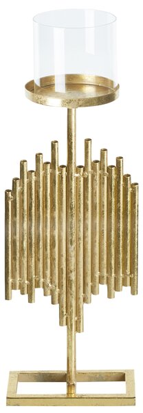 Svícen NIAS Kov 53 cm Zlatá