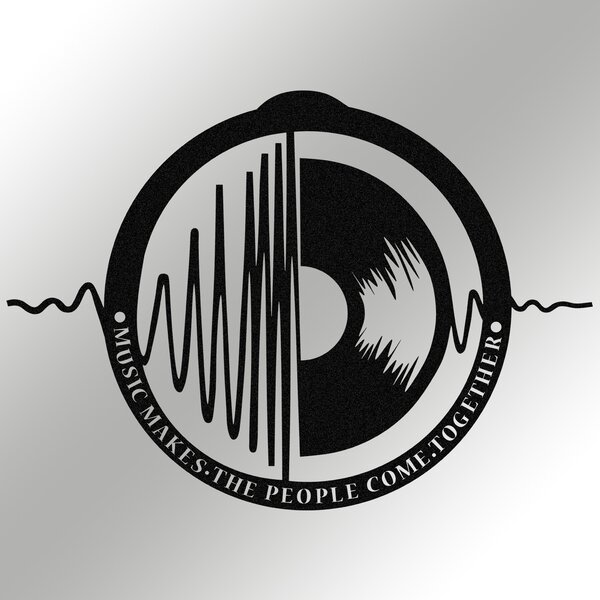 ASIR Nástěnná dekorace MY MUSIC černá kov