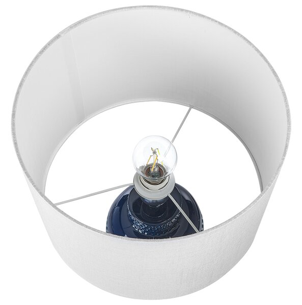 Stolní lampa PERLIS Keramika Námořnická modrá