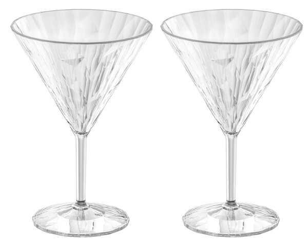 Koziol sklenice SUPERGLAS na martini set 2 ks, 250 ml čirá