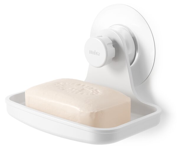 Umbra nástěnná miska na mýdlo FLEX ADHESIVE, bílá