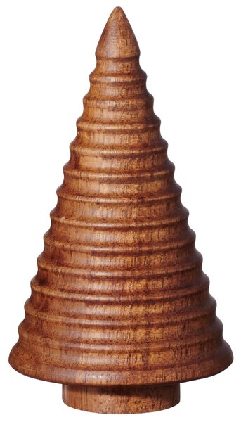 ASA Selection dekorace dřevěný stromek v. 8,5 cm, tmavé dřevo