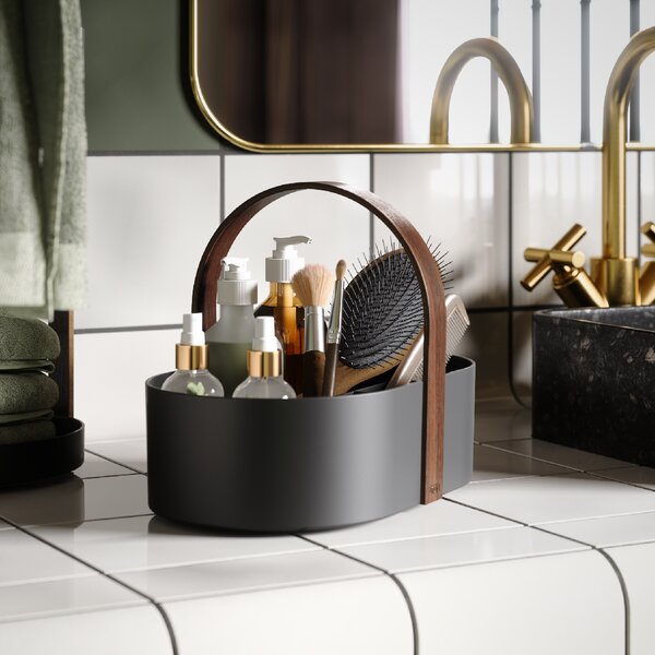 Umbra Organizér na kosmetiku BELLWOOD CADDY 30 x 20 x 23 cm, černý/ořech