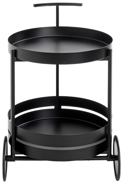 SERVÍROVACÍ VOZÍK, černá, 42/42/62 cm - Barové vozíky, Online Only