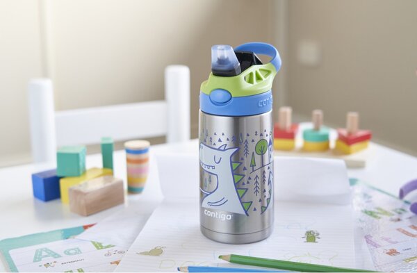 Contigo Dětská Termolahev Easy Clean 380 ml, Matcha Dragon
