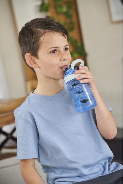 Contigo Dětská láhev Easy Clean 420 ml, Blue Sharks