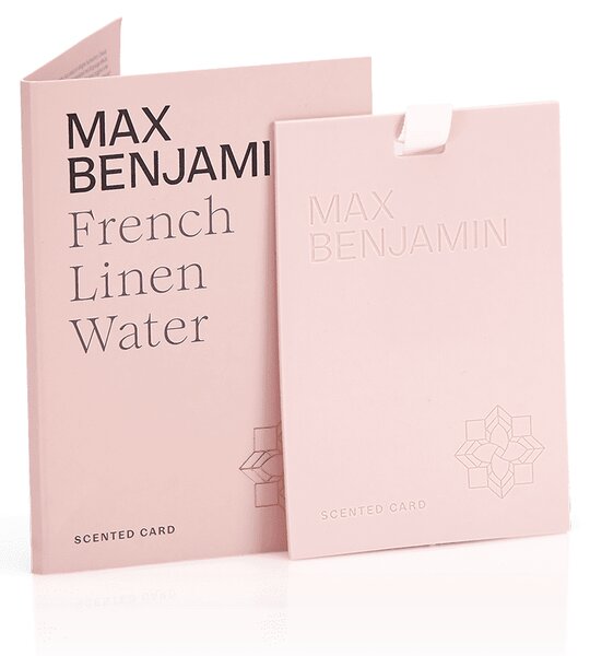 MAX BENJAMIN vonná karta FRENCH LINEN WATER