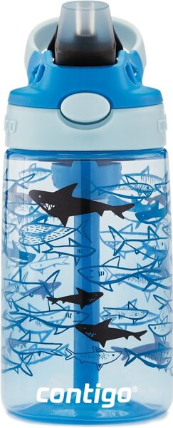 Contigo Dětská láhev Easy Clean 420 ml, Blue Sharks