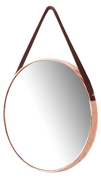 Noble Home Nástěnné zrcadlo Portio, 45 cm, měděné